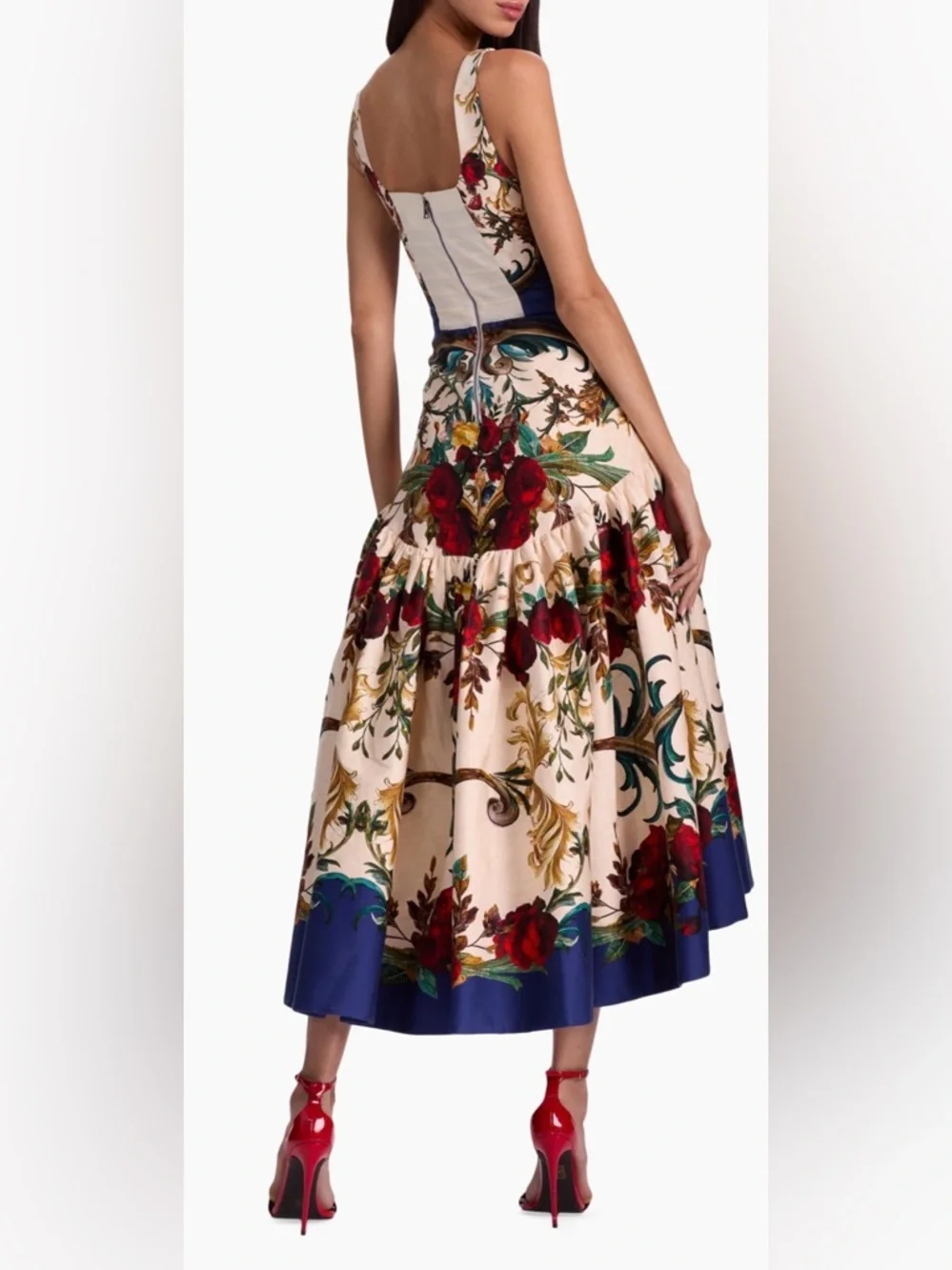 Alice + Olivia Diana Floral Bustier Cocktail Dress. Size 2 - Picture 3 of 9
